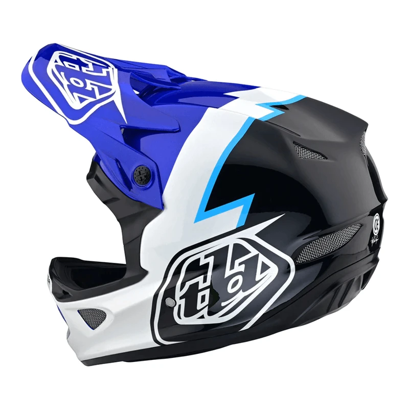 Troy Lee Designs D3 Fiberlite Volt Helmet 6 Troy Lee Designs D3 Fiberlite Volt Helmet - Image 6