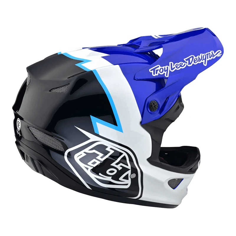 Troy Lee Designs D3 Fiberlite Volt Helmet 1 Troy Lee Designs D3 Fiberlite Volt Helmet